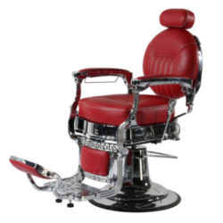 Kappersstoel | Empire | Rood | Barbershop | Barbier stoel | Old school Barberchairs | Nederland | België