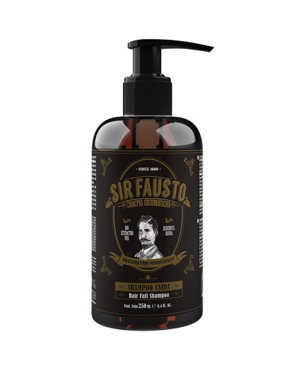 Sir Fausto | Tegen haaruitval | Mannen haarverzorging | Barberbrace shampoo | Sir Fausto online bij Barberbrace | Biologische shampoo voor de man | Barber essentials