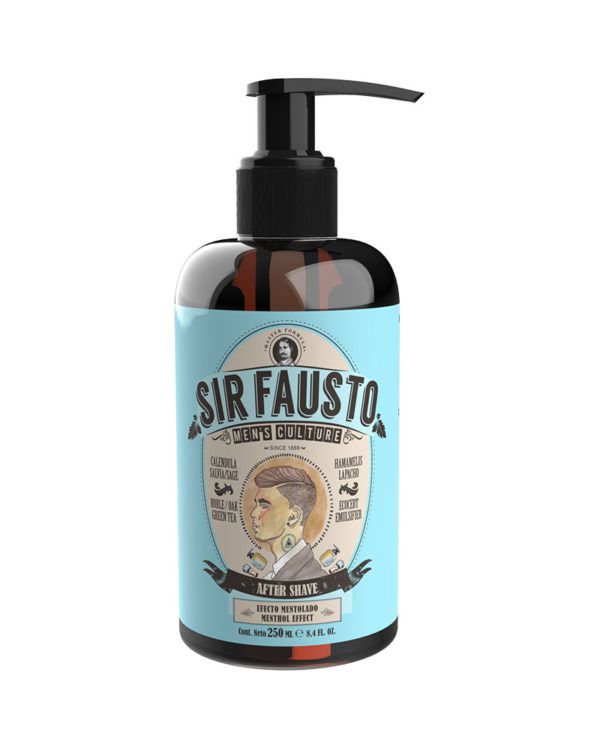 Sir Fausto | After Shave | Ontstekingsremmend | 100% natuurlijke extracten | Barberbrace | Na het scheren